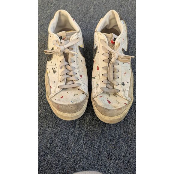 Nike Blazer Low 77 Paint Splatter Vintage Men's size 10 - Picture 1 of 5